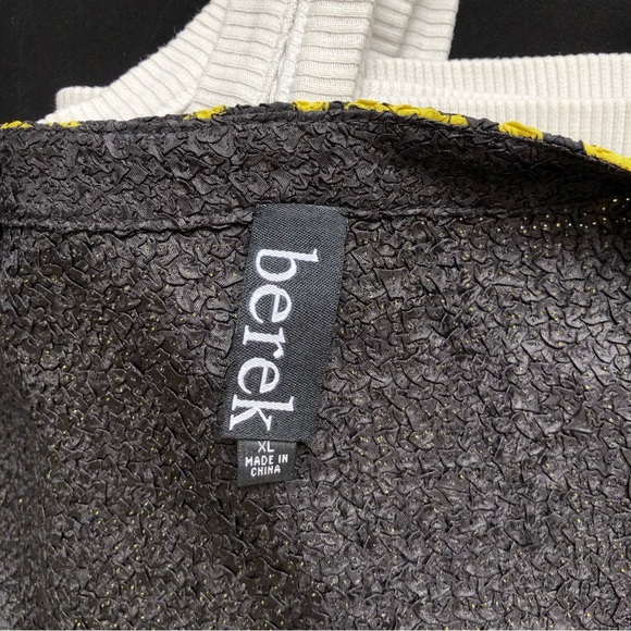 BEREK Textured Open Front Cardigan XL - Picture 3 of 3